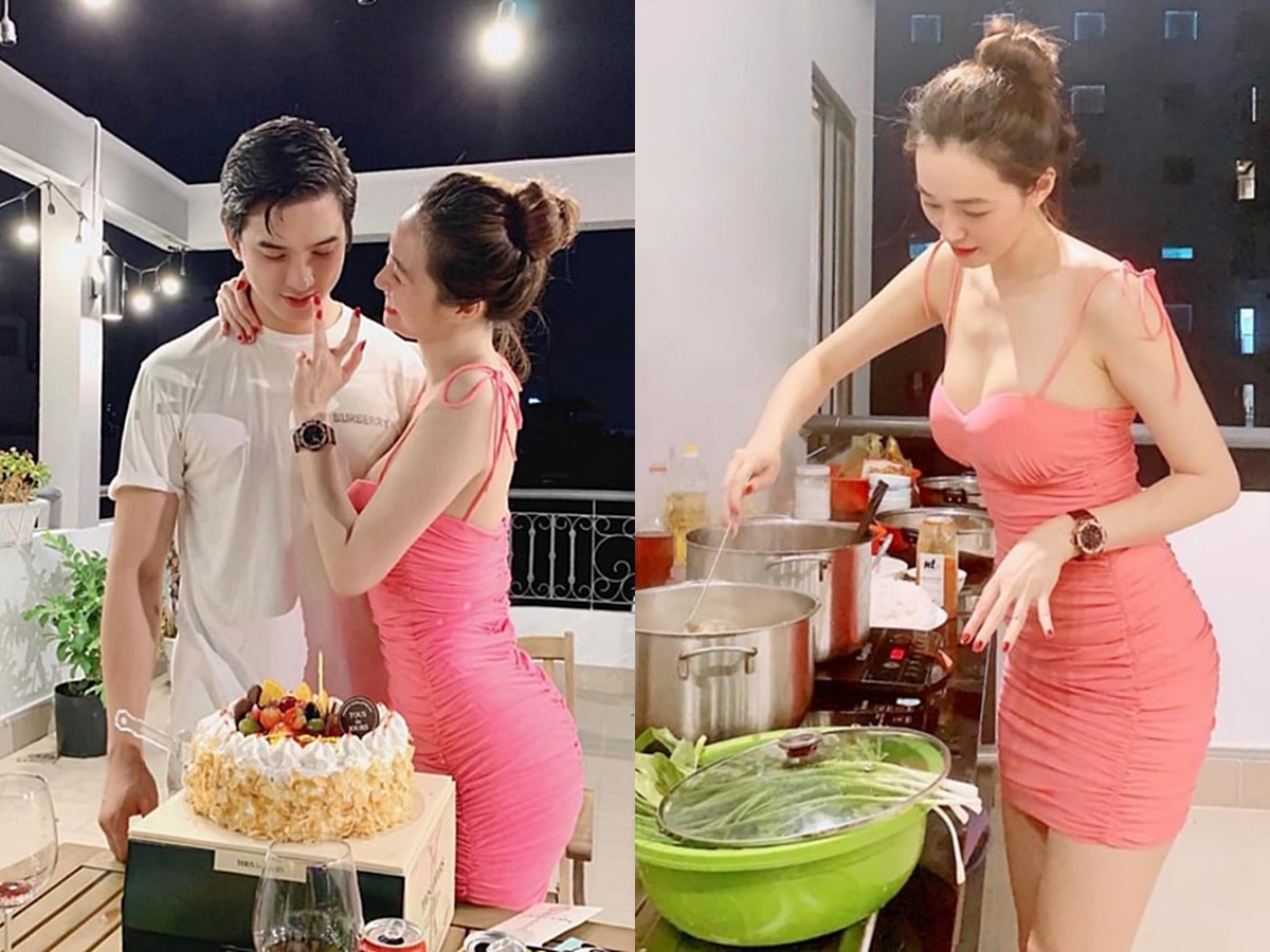 Bốn năm Khánh My, Tiến Vũ kề vai sát cánh - Ảnh 8. Bốn năm Khánh My, Tiến Vũ kề vai sát cánh - Ảnh 8.