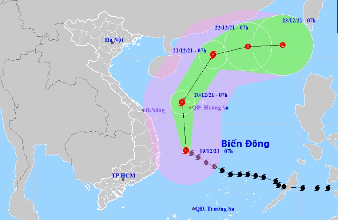 Bão số 9 đổi hướng, ghi nhận sức gió mạnh nhất lịch sử, 90% cây xanh ở đảo Song Tử Tây bị quật đổ - Ảnh 2.