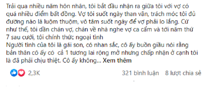 Âm thầm tính kế ly hôn để cưới bồ nhưng vừa nhìn mâm cơm nhân tình nấu, chồng liền lập tức có màn &quot;quay xe&quot; gấp - Ảnh 1.