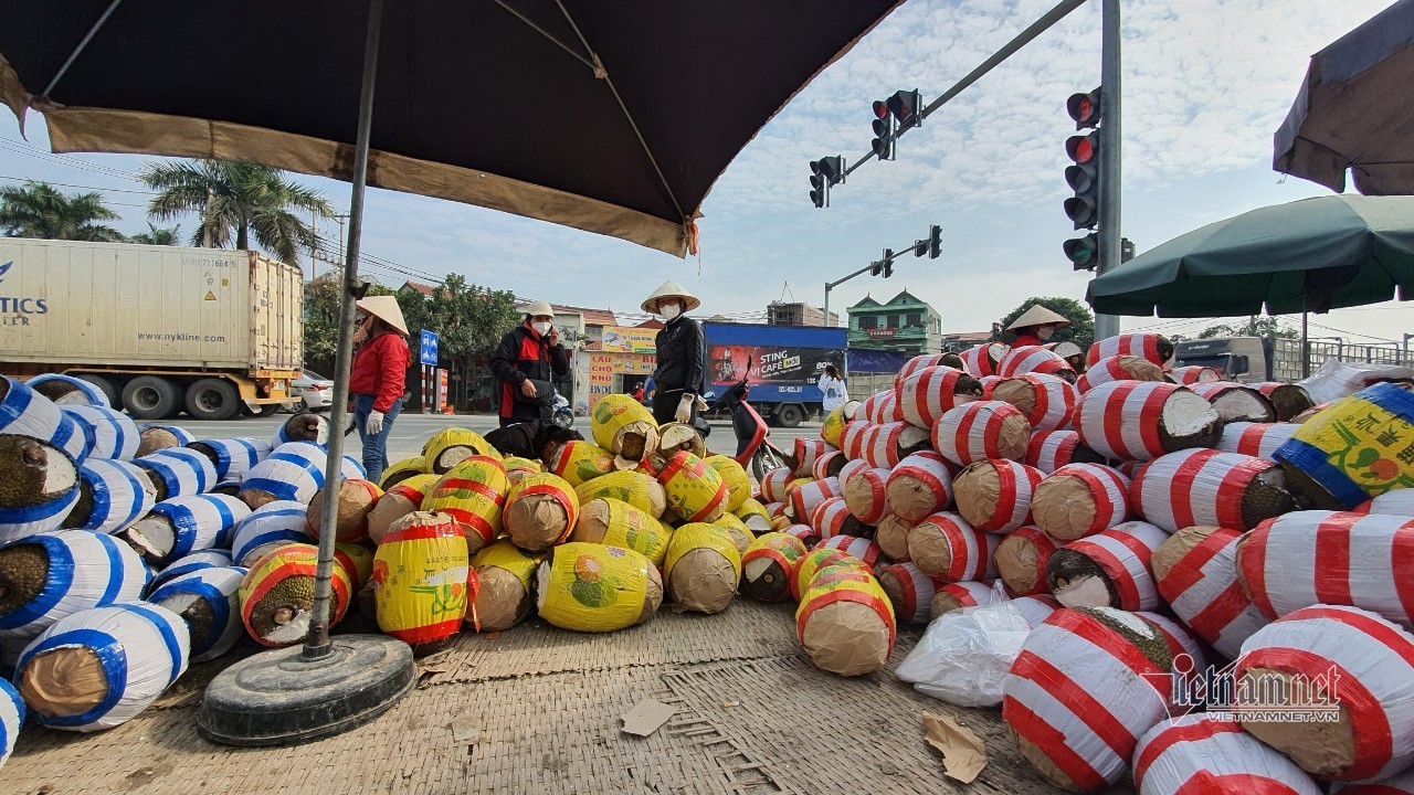 Trăm nghìn tấn trái cây ùn ứ cửa khẩu, người dân Lạng Sơn ngợp trong “biển” mít - Ảnh 11.