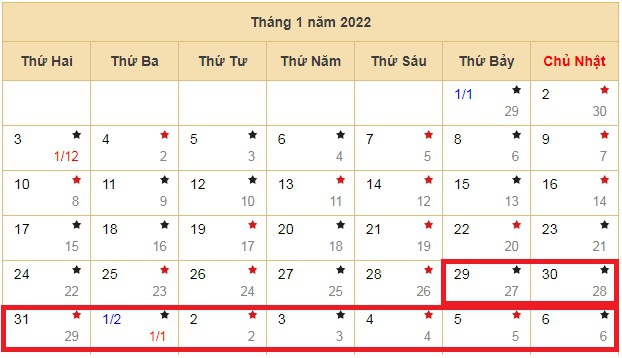 Lịch nghỉ Tết dương lịch và nguyên đán năm 2022 được mấy ngày? - Ảnh 2.