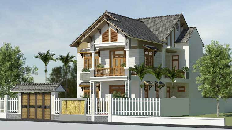 Mê mẩn những mẫu biệt thự 2 tầng hiện đại sang chảnh, độc đáo - Ảnh 3.
