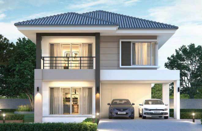 Mê mẩn những mẫu biệt thự 2 tầng hiện đại sang chảnh, độc đáo - Ảnh 5.