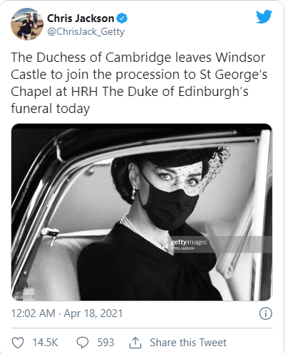 Điều ít biết đằng sau bức ảnh gây bão MXH, đi vào lịch sử của Công nương Kate tại tang lễ Hoàng tế Philip - Ảnh 3.