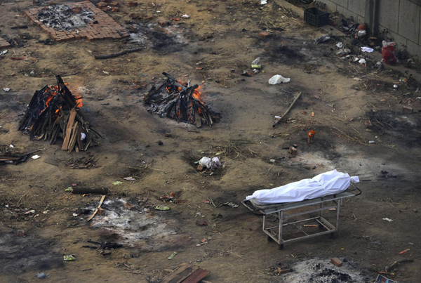 Ấn Độ: Nhân viên lò hỏa táng kiệt sức, người chết nhiều đến mức phải chặt cây trong công viên để hỏa táng - Ảnh 8.