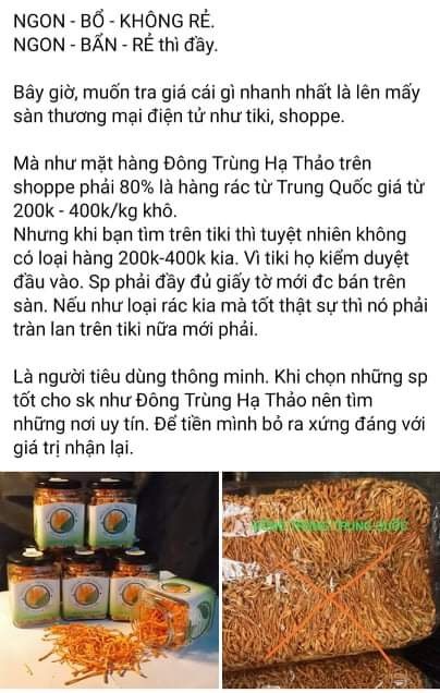 Thị trường đông trùng hạ thảo nở rộ: Loạn giá, loạn chất lượng! - Ảnh 3.