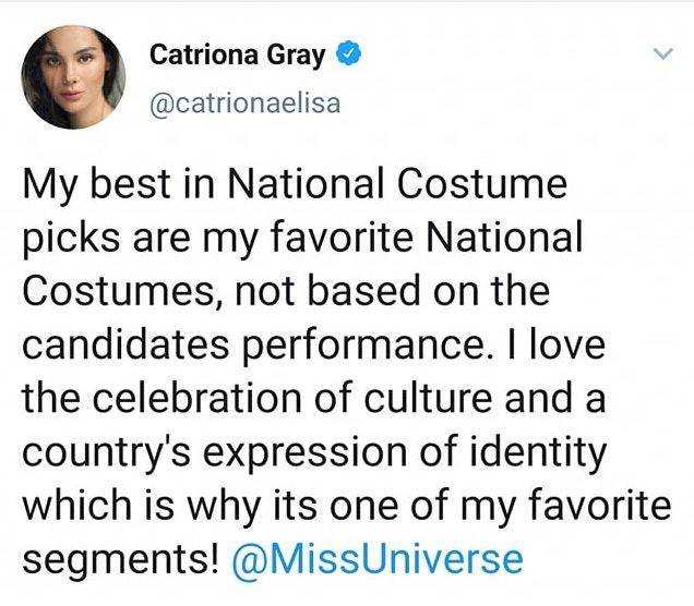 Miss Universe 2018 Catriona Gray nói gì khi chọn Việt Nam mà không phải Philippines trong Trang phục dân tộc? - Ảnh 3.