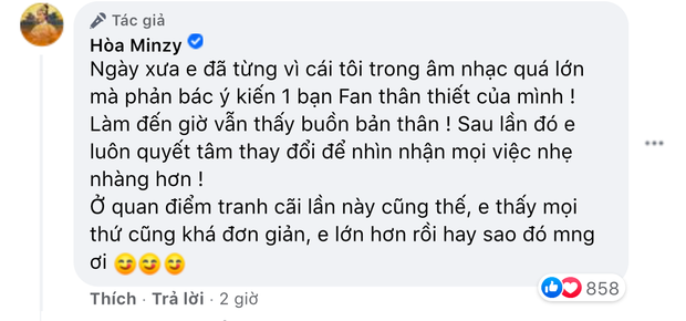 Hòa Minzy nhận được nhiều lời khen khi nêu quan điểm về chuyện khán giả nuôi nghệ sĩ - Ảnh 5.