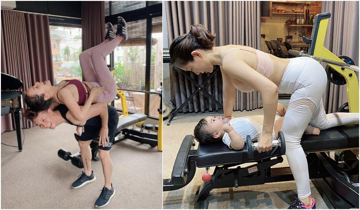 B&agrave; x&atilde; Ho&agrave;ng B&aacute;ch l&agrave;m mẹ 3 con, ảnh chụp tấm lưng khoe đường cong uốn lượn hơn đường đua