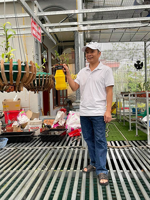 Đam mê hoa lan, vượt khó với bài học nhớ đời - Ảnh 1.