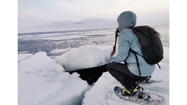 Quá sợ COVID-19, gái xinh chạy một mạch tới Bắc Cực sống cho khỏi bị lây - Ảnh 2.