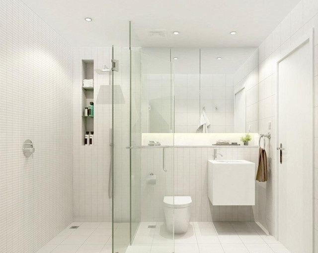 Phòng tắm nhỏ như “nắm tay” cũng trở nên thênh thang nhờ mẹo thiết kế và lưu trữ thông minh - Ảnh 1.