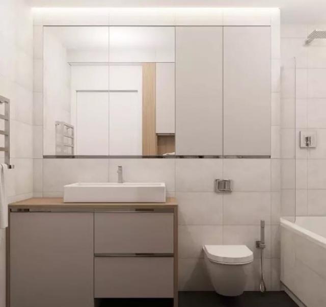 Phòng tắm nhỏ như “nắm tay” cũng trở nên thênh thang nhờ mẹo thiết kế và lưu trữ thông minh - Ảnh 2.