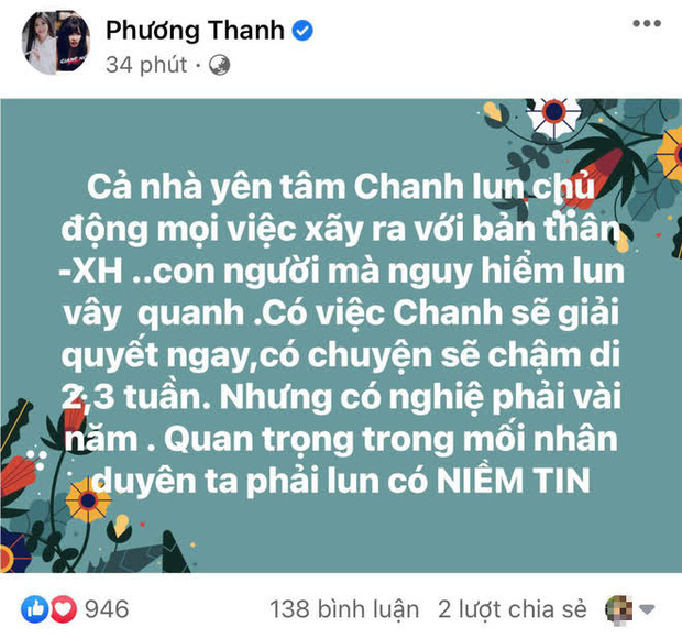 Vụ nhóm chat Nghệ sĩ Việt: Phương Thanh tiếp tục đăng đàn giải thích, khẳng định đã đến lúc showbiz cần thanh lọc - Ảnh 1.