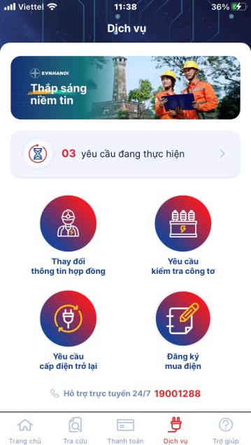 EVNHANOI ra mắt App chăm sóc khách hàng sử dụng điện - Ảnh 1.