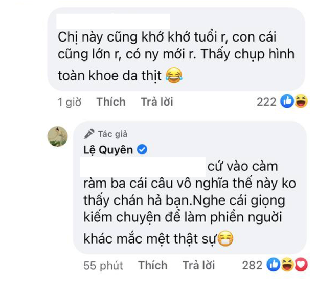 Lệ Quyên đáp trả thế nào khi đăng ảnh nằm sấp phô diễn vòng 3 nhưng bị chê con cái cũng lớn rồi mà chụp hình toàn khoe da thịt? - Ảnh 3.