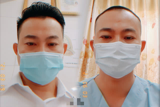 Bác sĩ Bệnh viện C Đà Nẵng xuống tóc để chi viện Bắc Giang, rồi lại được bà xã khen ngầu - Ảnh 3.