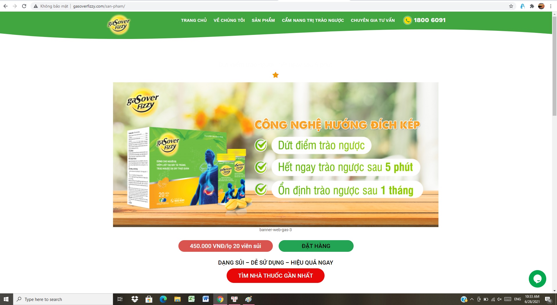 Elepharma: Vừa xin lỗi vẫn tiếp tục thổi phồng c&ocirc;ng dụng, d&ugrave;ng h&igrave;nh ảnh b&aacute;c sĩ quảng c&aacute;o sản phẩm Gasover Fizzy - Ảnh 1.