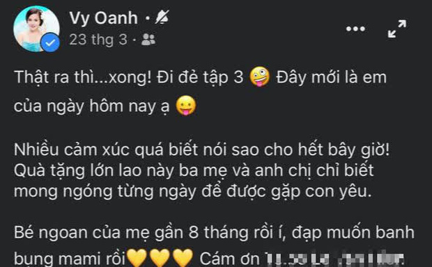 Vy Oanh có động thái lạ giữa lúc bị phát hiện điểm bất thường về thời gian mang thai con thứ 3 - Ảnh 5.