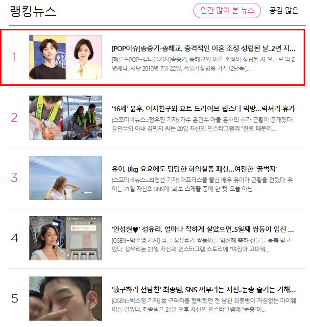 Vì sao, vụ ly hôn giữa Song Hye Kyo và Song Joong Ki bất ngờ lên No.1 hot search? - Ảnh 2.