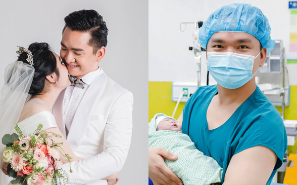 Vợ MC Hạnh Phúc 'Chuyển động 24h' sinh con gái đầu lòng sau 1 năm kết hôn