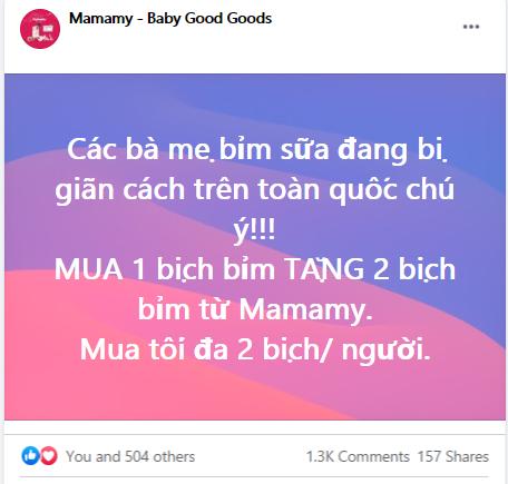 Bù lỗ trên 2 tỷ cho 50.000 bịch bỉm, Mamamy đồng hành cùng mẹ mùa cắt giảm chi phí - Ảnh 1.