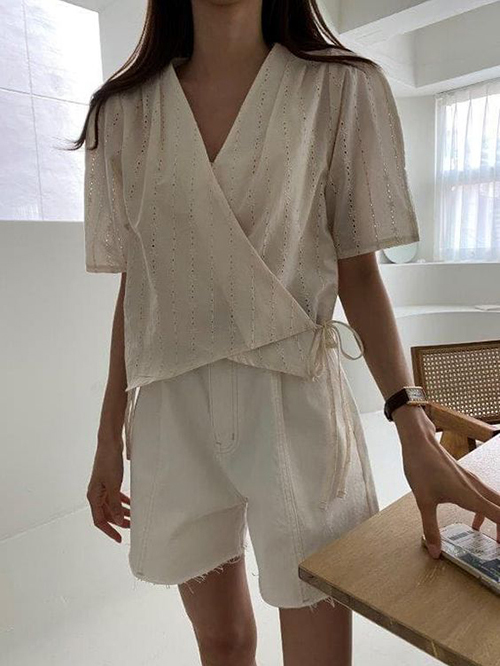 2 kiểu mix đồ đơn giản mà đẹp với áo blouse tay ngắn cho ngày hè nóng nực - Ảnh 13.