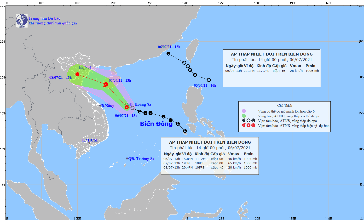 Thông tin về áp thấp nhiệt đới trên biển Đông gây mưa lớn cho miền Bắc từ ngày mai - Ảnh 1.