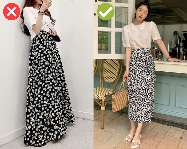 Váy suông dáng dài đầm nữ xòe ngắn tay xẻ tà Hàn Quốc - Chân váy |  ThờiTrangNữ.vn