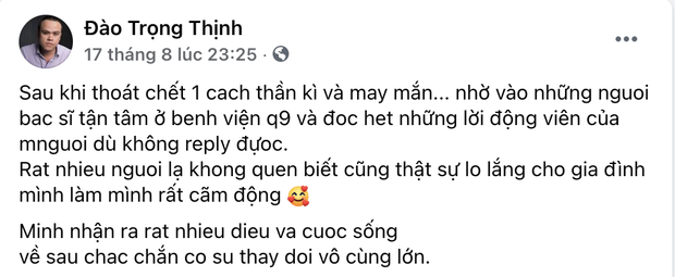 Tin vui: Gia đình 6 người F0 của NS Đào Trọng Thịnh đã có 3 thành viên khỏi bệnh, nam nhạc sĩ vượt cửa tử thần kỳ - Ảnh 6.