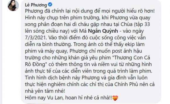 Bị anti-fan chỉ trích khoe ảnh đi chùa giữa mùa dịch, Lê Phương vội vàng phân trần - Ảnh 5.