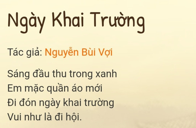 Tranh cãi bất ngờ xung quanh câu hỏi 'Khai giảng vào đầu thu hay cuối thu?' từ đề thi Tiếng Việt lớp 2