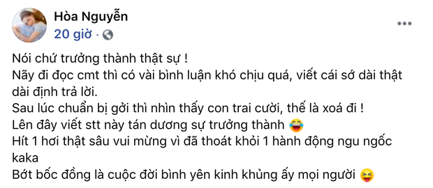 Hòa Minzy chia sẻ về những thay đổi tích cực khi làm mẹ, phản ứng ra sao khi bị nhận xét chưa trưởng thành? - Ảnh 2.