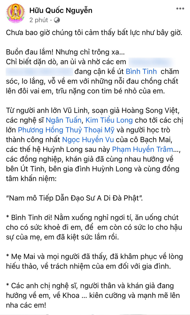 Tang lễ gấp rút của NS Bạch Mai: Bình Tinh suy sụp bên bàn thờ lập vội cho mẹ, NS Ngọc Huyền - Thoại Mỹ bật khóc nức nở - Ảnh 7.