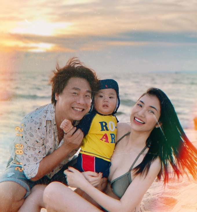 Con trai cưng của Hòa Minzy và chồng thiếu gia