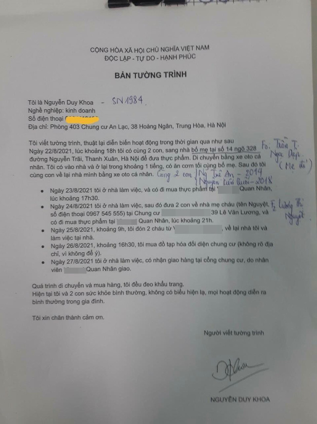 Ca sĩ Duy Khoa l&ecirc;n tiếng đ&iacute;nh ch&iacute;nh, phản b&aacute;c th&ocirc;ng tin đi lại nhiều nơi d&ugrave; tiếp x&uacute;c với người th&acirc;n nhiễm F0 - Ảnh 3.