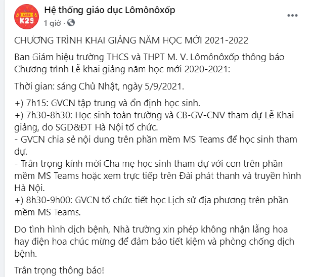 Xúc động những buổi lễ khai giảng online từ hàng nghìn “điểm cầu” của học sinh Hà Nội - Ảnh 5.