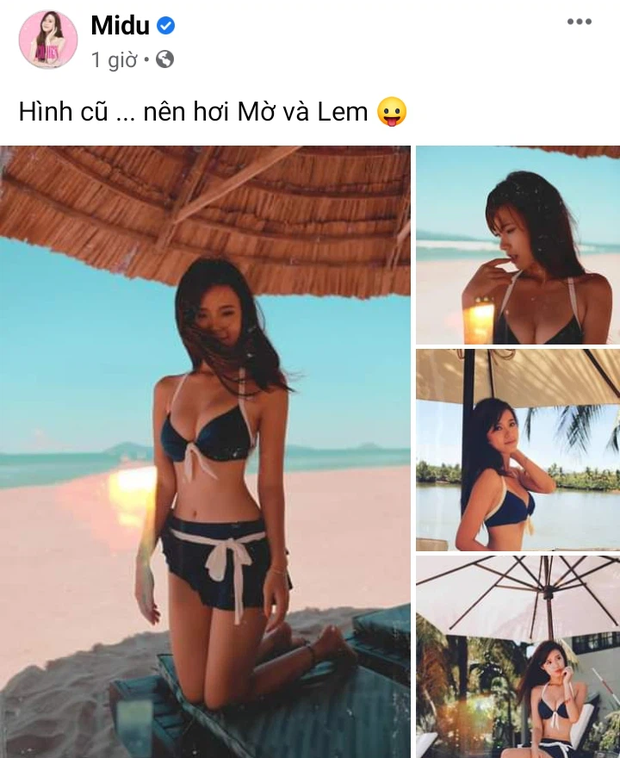 Khoe ảnh bikini nóng bỏng liền bị lôi chuyện là giảng viên đại học ra chỉ trích, Midu phản ứng thế nào? - Ảnh 1.