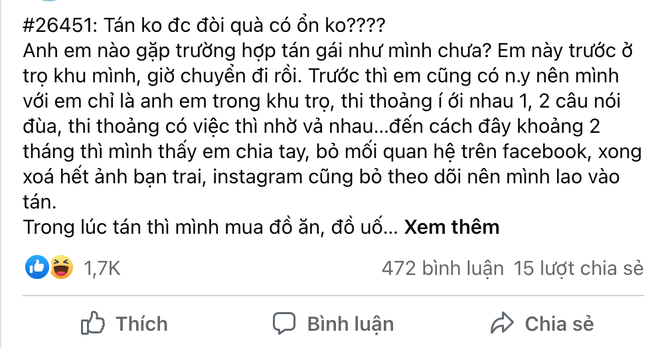 Thanh Niên Tán Gái, 2 Tháng Hết 9 Triệu, Tán Không Được Muốn... Đòi Quà