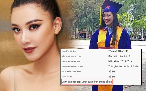 Á hậu Kim Duyên thừa nhận chưa tốt nghiệp ĐH sau khi bị phát hiện thôi học, nợ 43 tín chỉ - Ảnh 2.