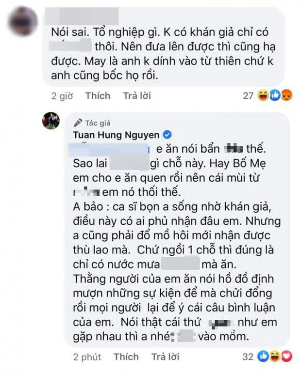 Bị móc mỉa nghệ sĩ không nhờ Tổ nghề mà nhờ khán giả, Tuấn Hưng lớn tiếng đáp căng rồi thẳng tay làm điều này? - Ảnh 3.