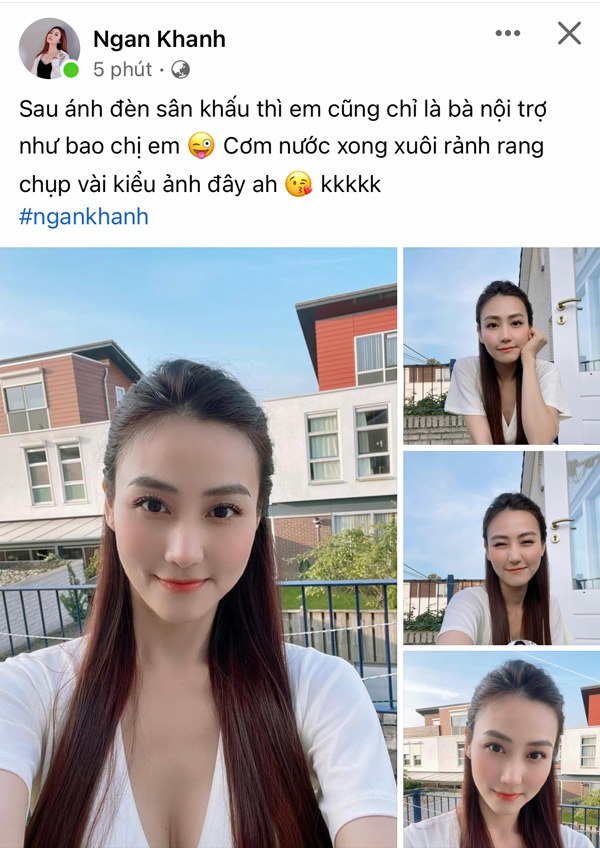 Ngân Khánh kiếm bộn like khi tự nhận là bà nội trợ ở nhà - Ảnh 4.