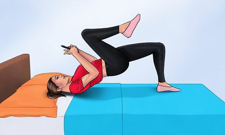 10 động tác giảm mỡ bụng tập ngay tại giường