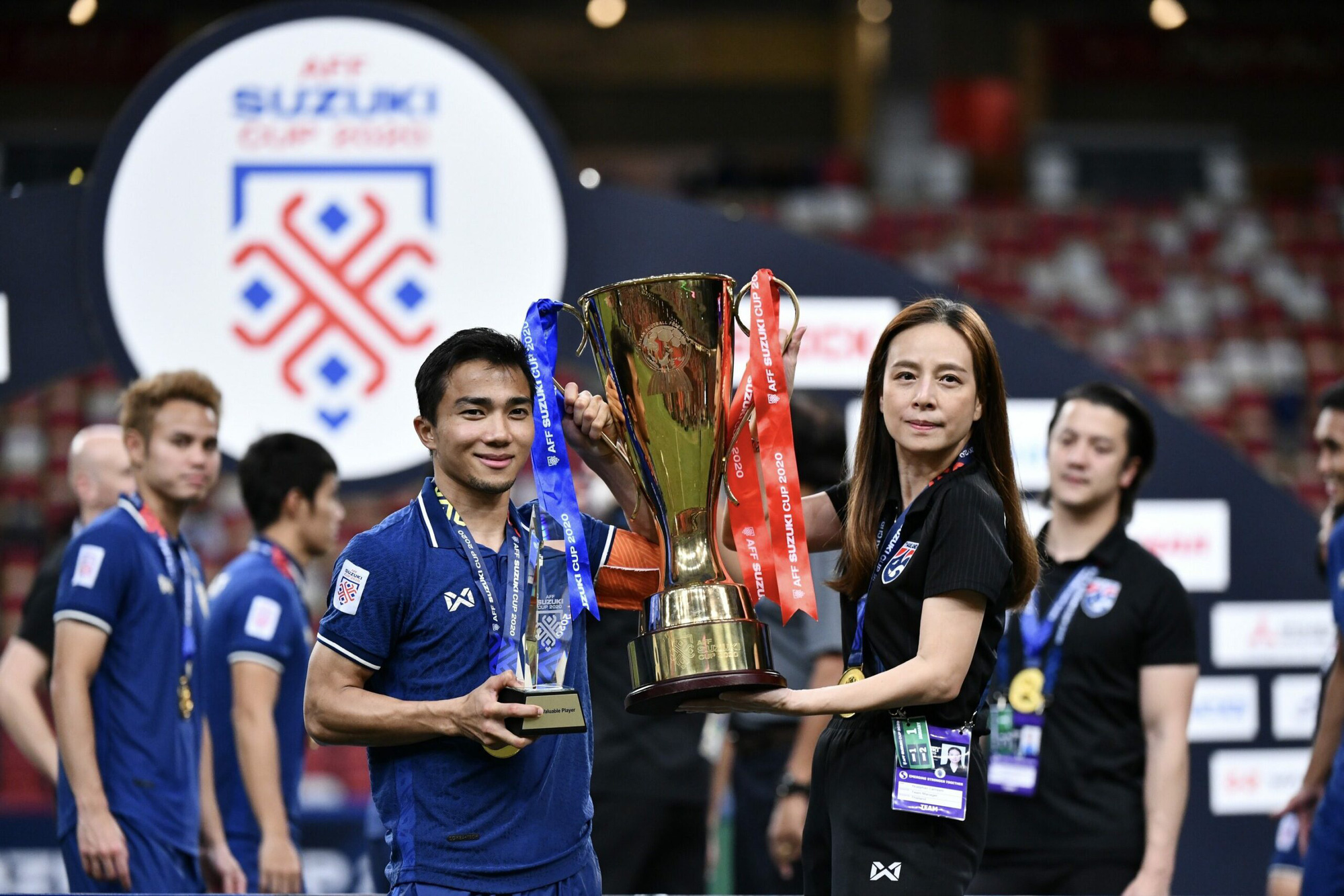 Tuyển Thái Lan được thưởng lớn sau khi vô địch AFF Cup 2020 - Ảnh 1.