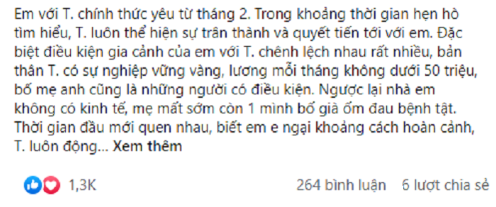 Được người yêu lương tháng 50 triệu dẫn về giới thiệu gia đình, bất ngờ nghe câu Được người yêu lương tháng 50 triệu dẫn về giới thiệu gia đình, bất ngờ nghe câu