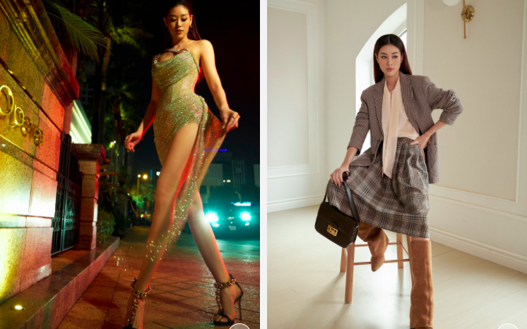'Học lỏm' ngay phong cách khoe dáng nóng bỏng trong bộ ảnh cuối năm của Hoa hậu Khánh Vân 