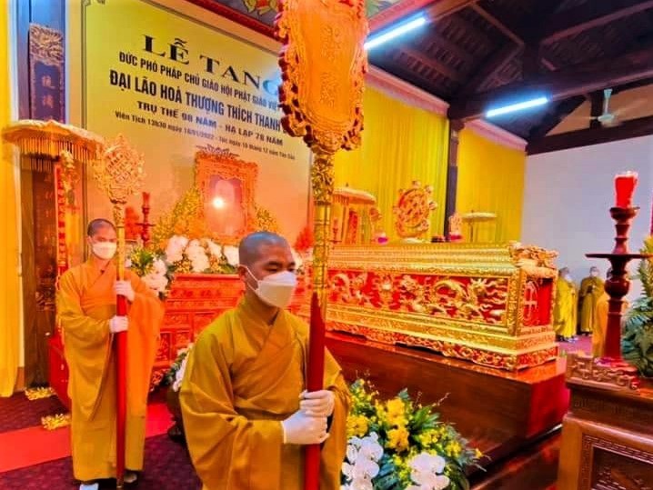 Đức phó Pháp chủ Giáo hội Phật giáo Việt Nam Thích Thanh Đàm viên tịch - Ảnh 3.