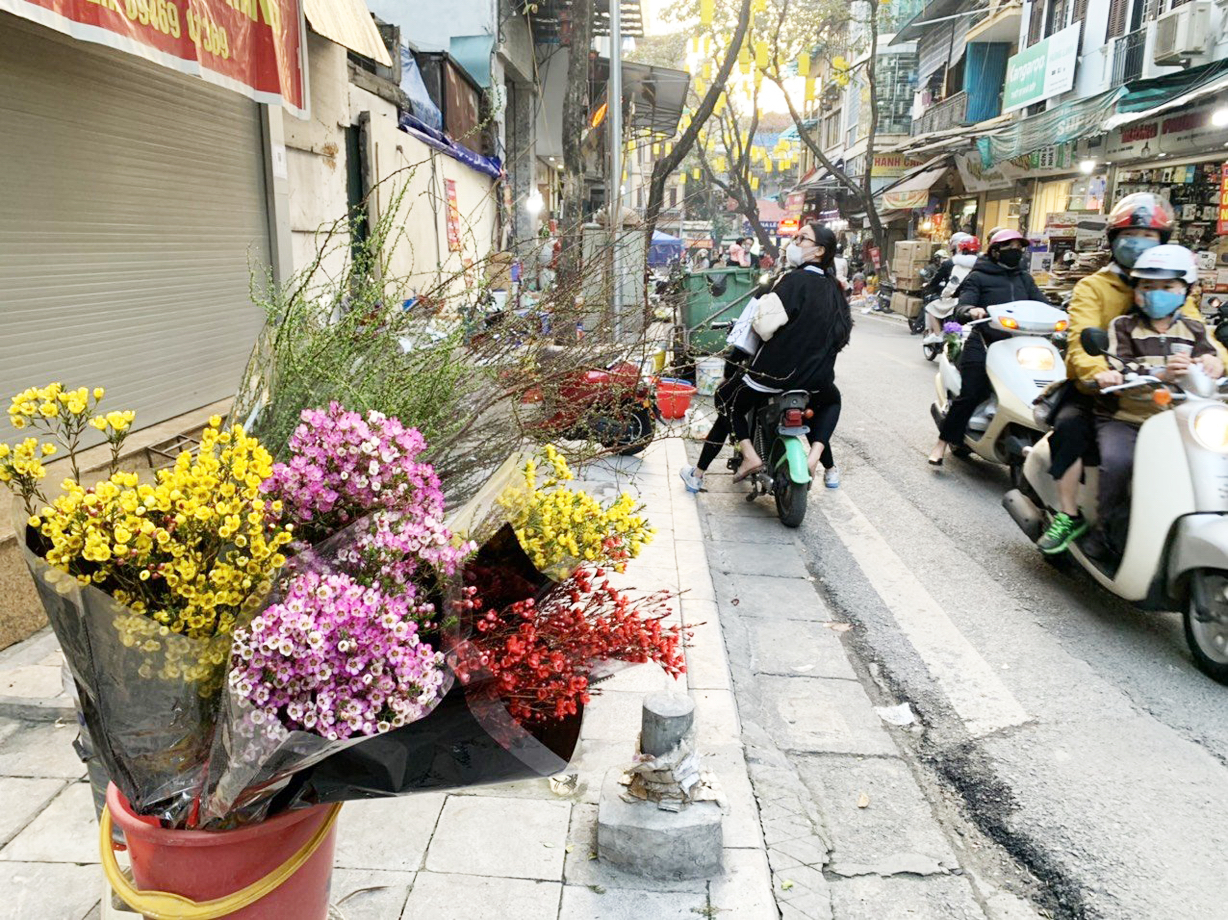 Vì sao hoa Trung Quốc 'lấn lướt' trên thị trường Hà Nội? - Ảnh 1.