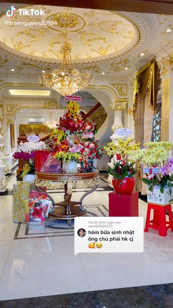 Lâu đài hot nhất Long An trang trí Tết: Cứ về đêm là sáng nhất quốc lộ 1A, bên trong lung linh dát vàng chuẩn giới &quot;siêu giàu&quot; - Ảnh 9.