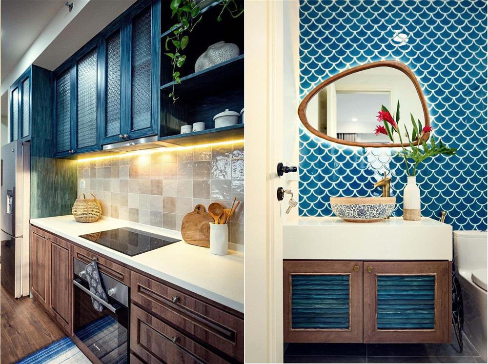 Căn hộ tông màu vàng xanh xinh xắn, vừa ấm áp vừa hợp mệnh gia đình - Ảnh 2.